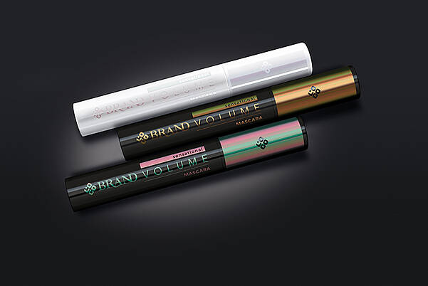 Cosmetic products with transparent packaging design for plastic tubes